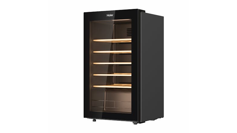 Haier 33 Bottle Wine Cooler - Black (HWC90UC)