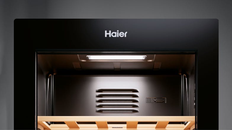 Haier 33 Bottle Wine Cooler - Black (HWC90UC)