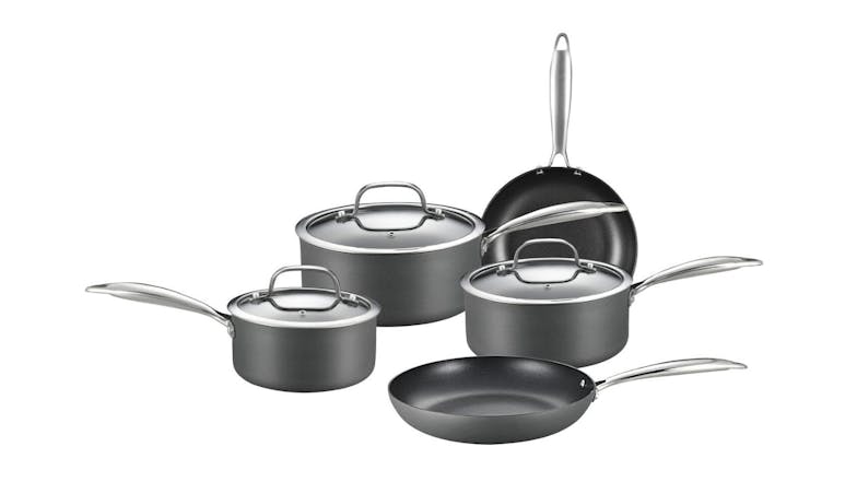 Healthy Choice Non-Stick Cookware Set with Glass Lids 8pcs.