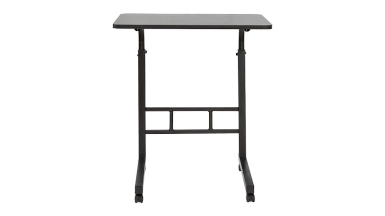 Hacienda Portable Adjustable Laptop Desk with Castors - Black