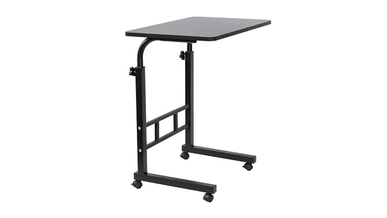 Hacienda Portable Adjustable Laptop Desk with Castors - Black