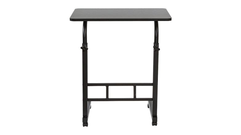 Hacienda Portable Adjustable Laptop Desk with Castors - Black