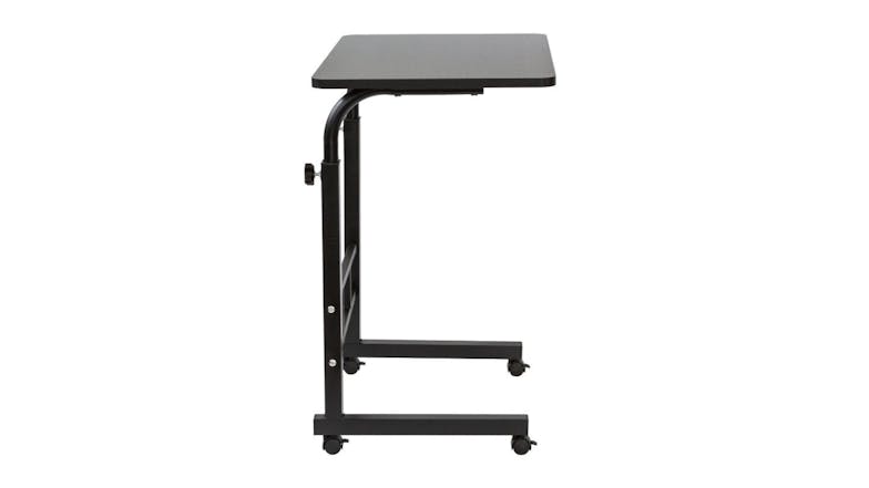 Hacienda Portable Adjustable Laptop Desk with Castors - Black