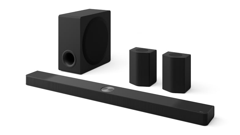 LG S95TR 810W 9.1.5 Channel Wireless Sound Bar with Subwoofer and Speaker (Pair) - Black