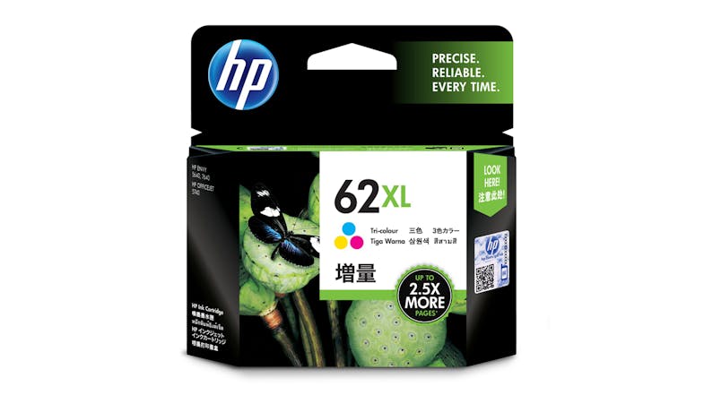 HP 62XL High Yield Ink Cartridge - Tri-Colour