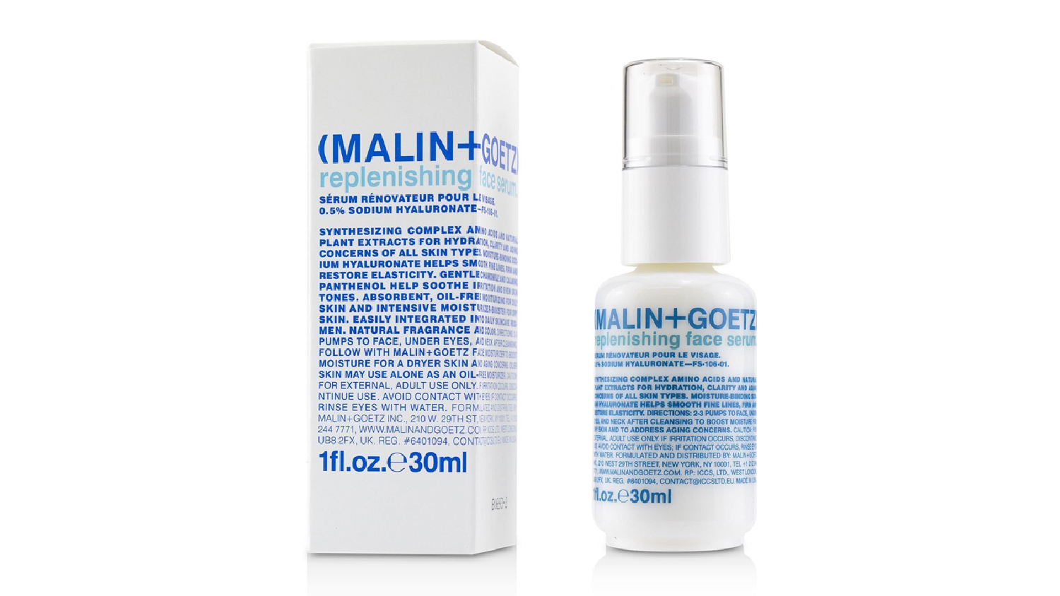 MALIN+GOETZ Replenishing Face Serum - 30ml/1oz