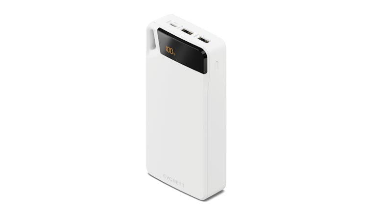 Cygnett ChargeUp Boost (4th Gen) 20,000mAh Power Bank - White