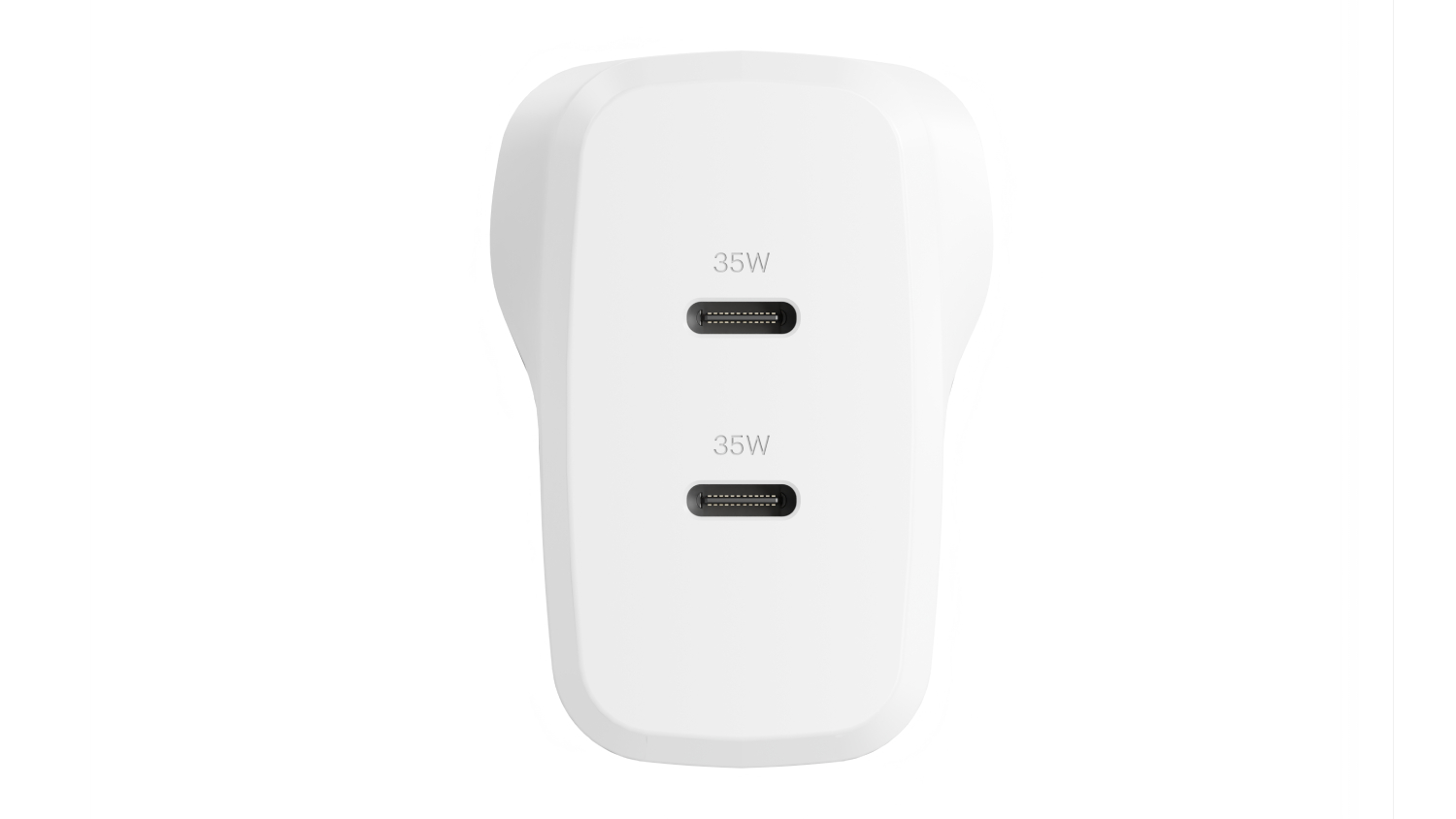 Cygnett PowerPlus 35W 2 Port Wall Charger - White (CY4774PDWCH)