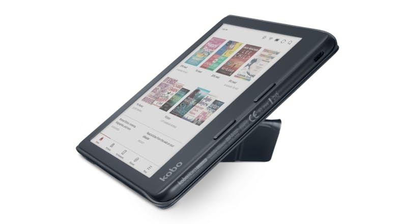 Kobo Notebook SleepCover Case for Kobo Libra 7" eReader -  Black (N428-AC-BK-N-PU)