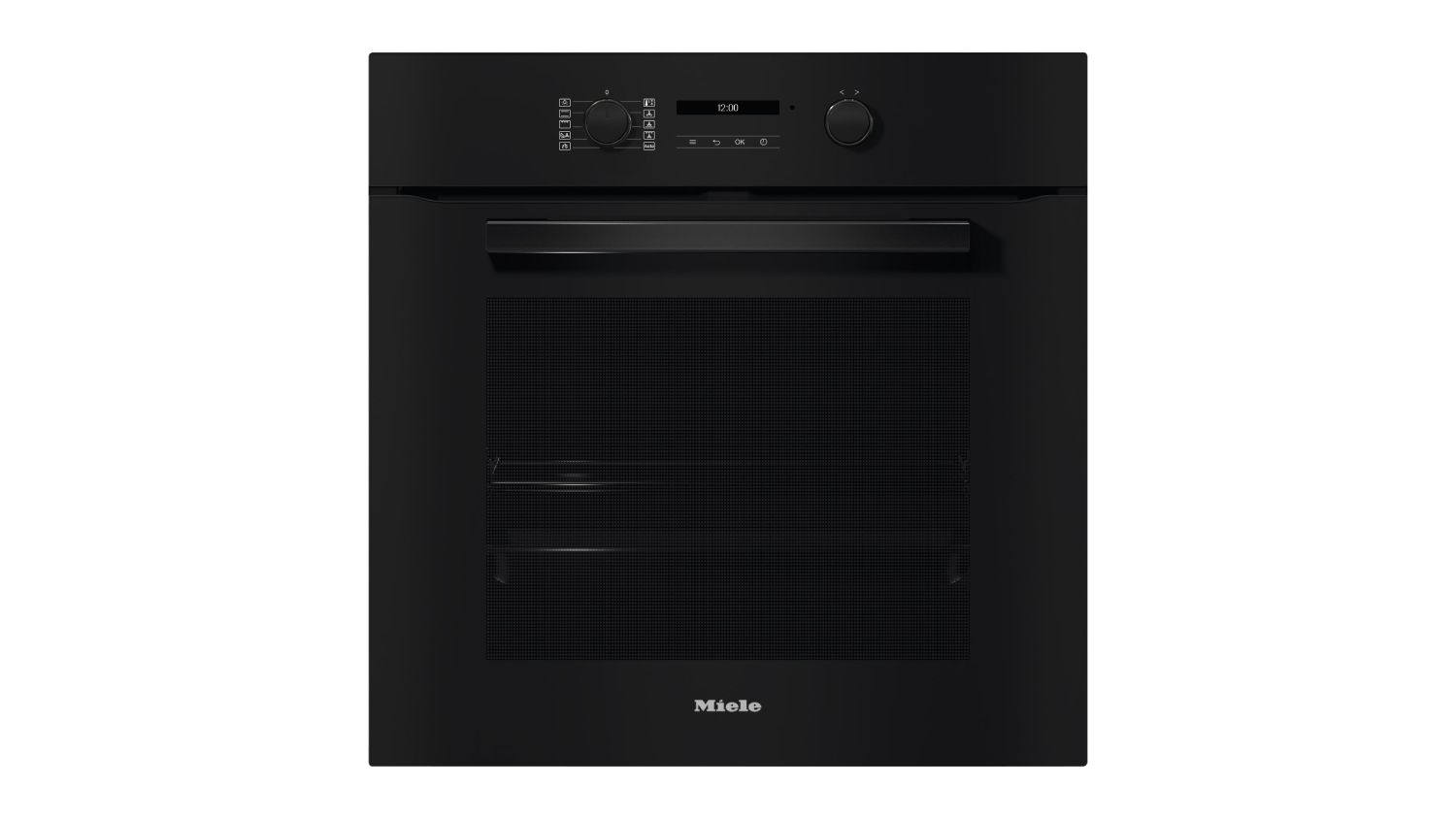 Miele 60cm 9 Function Built-In Oven - Obsidian Black (H 2861 BP ...