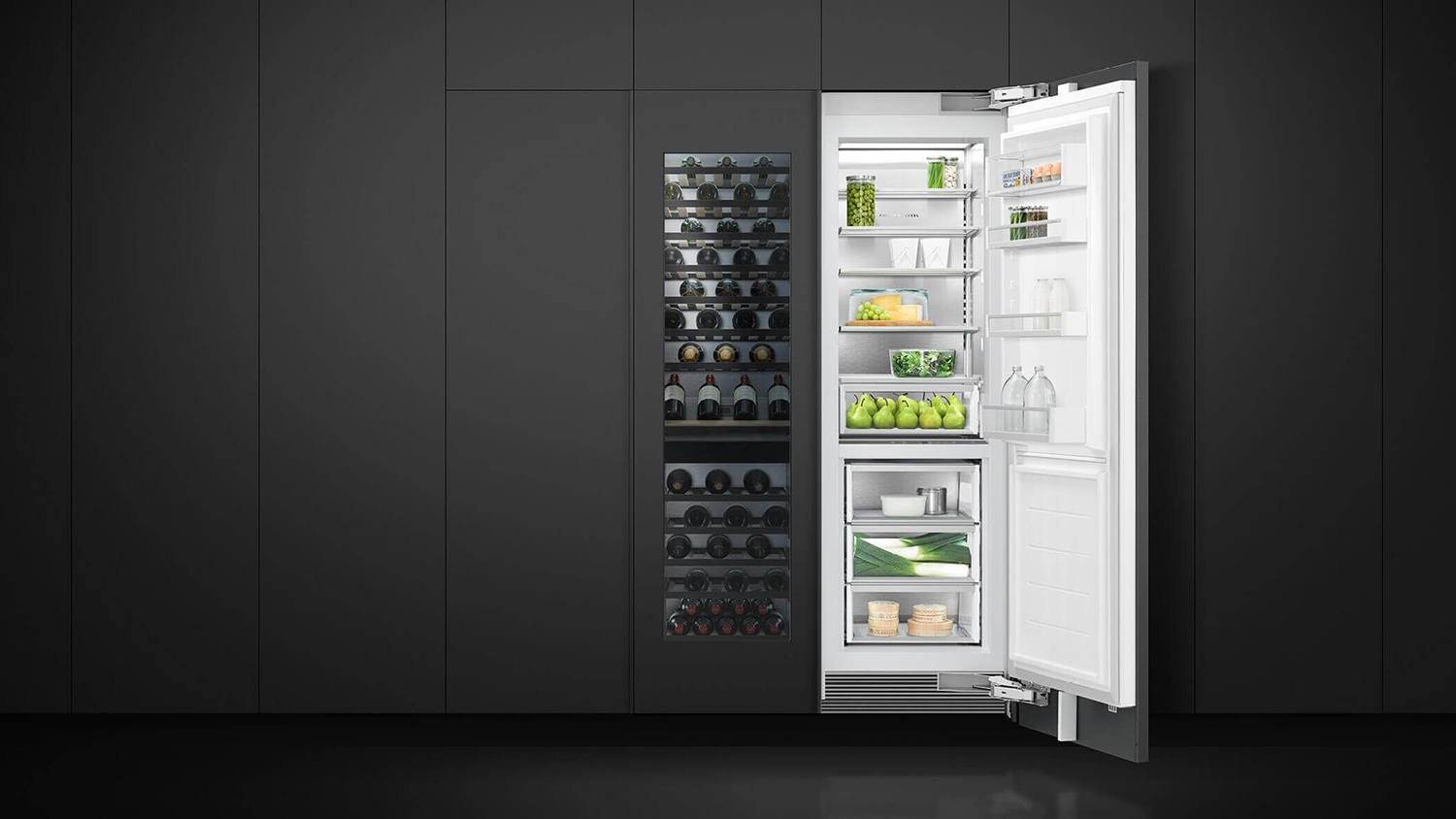 Fisher & Paykel 376L Integrated Wine Fridge with 91 Bottle Capacity - Panel Ready (Series 11/RS6121VR2K1)