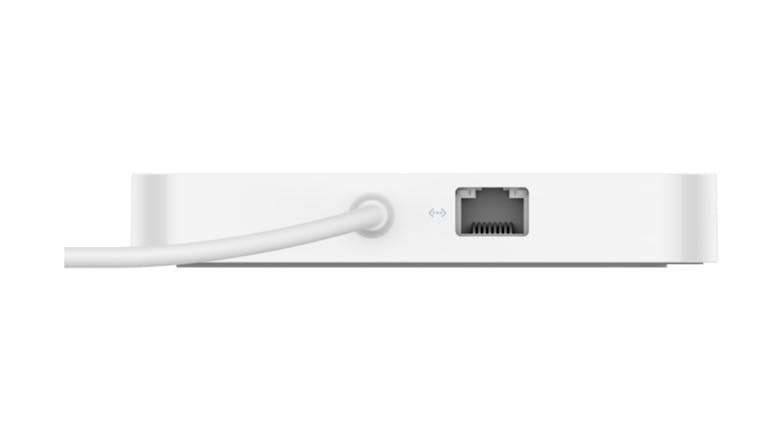 Belkin Connect USB-C 6-in-1 Multiport Hub with Mount - White