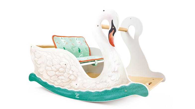 Hape 2-in-1 Baby Gym & Rocking Chair - Swan