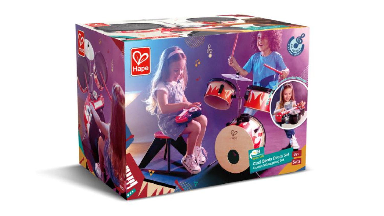 Hape Cool Beats Kids' Drum Set