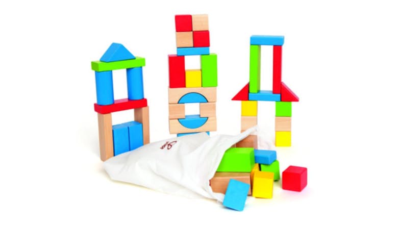 Hape Maple Wood Building Blocks