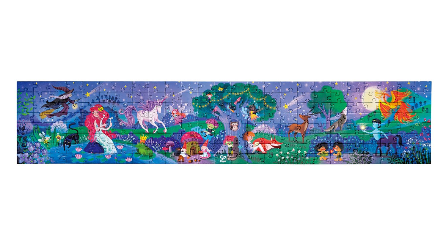 Hape Glow-In-The-Dark Magic Forest Puzzle 200pcs.