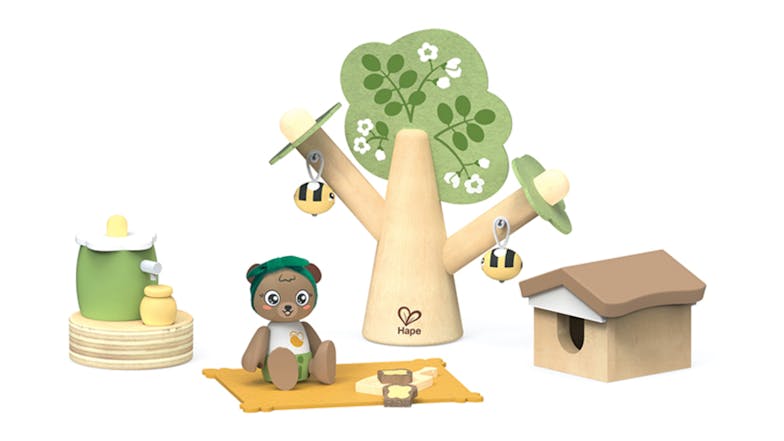 Hape "Green Planet" Honey Bear's Picnic Playset