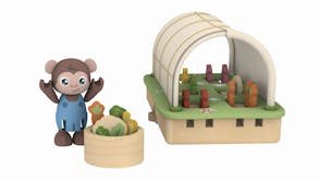 Hape "Green Planet" Monkey's Greenhouse Garden Playset