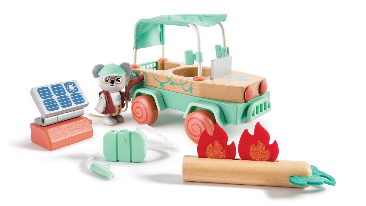 Hape "Green Planet" Solar-Powered Off-Roaders Playset