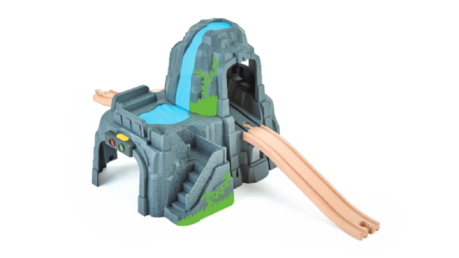 Hape Railway Mountain Tunnel Accessory with Lights, Sounds