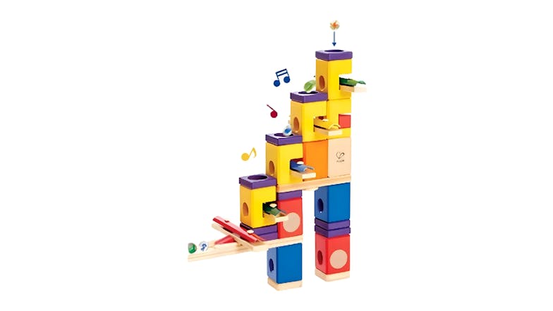 Hape "Music Motion" Wooden Marble Run Set 97pcs.