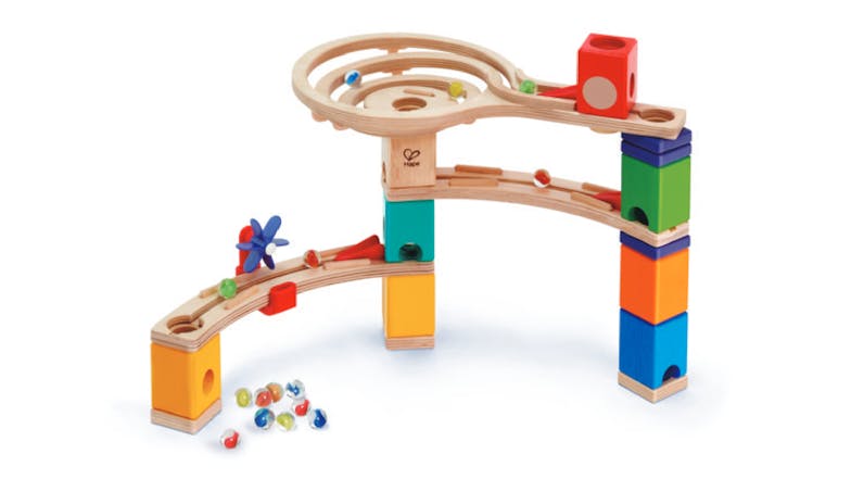 Hape "Race To The Finish" Wooden Marble Run Set 58pcs.