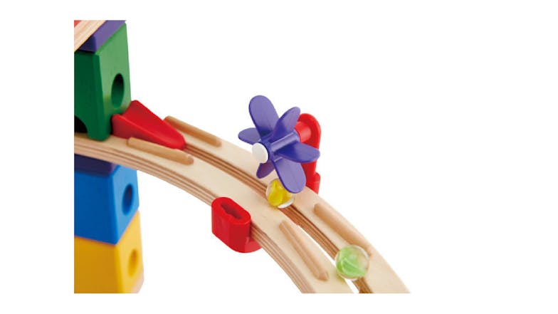 Hape "Race To The Finish" Wooden Marble Run Set 58pcs.