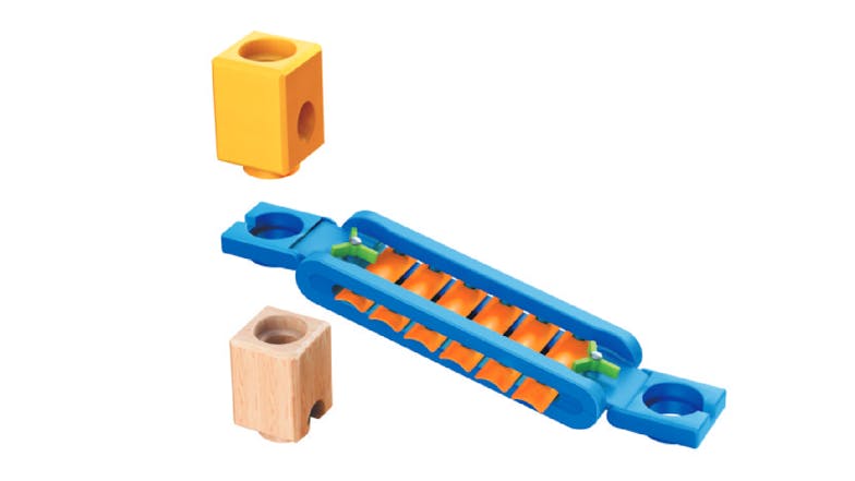 Hape "Super Spirals" Wooden Marble Run Set 129pcs.