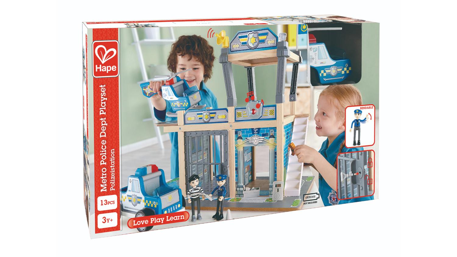 Hape Metropolitan Police Department Playset
