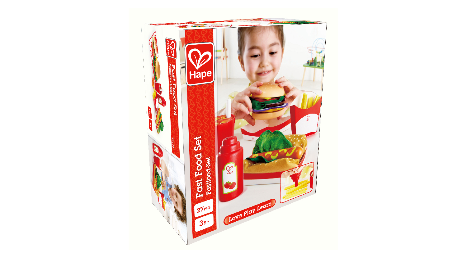 Hape Play Food Set - Fast Food