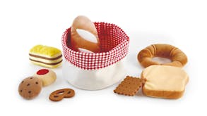Hape Plush Play Food - Bread Basket