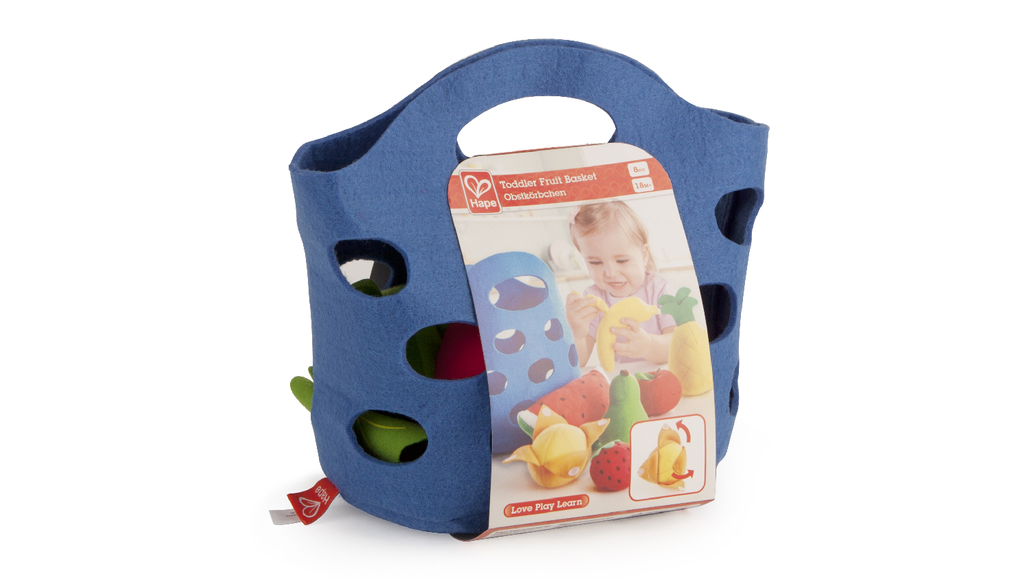 Hape Plush Play Food - Fruit Basket