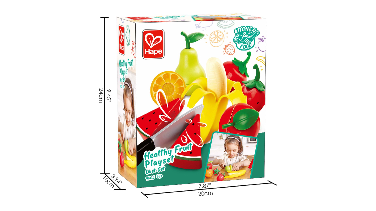 Hape Play Food Set - Healthy Fruit