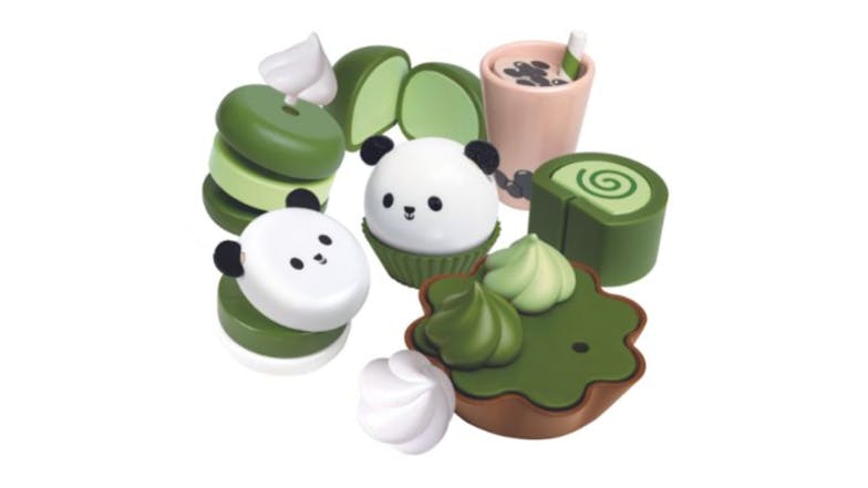 Hape Play Food Set - Green Tea Desserts