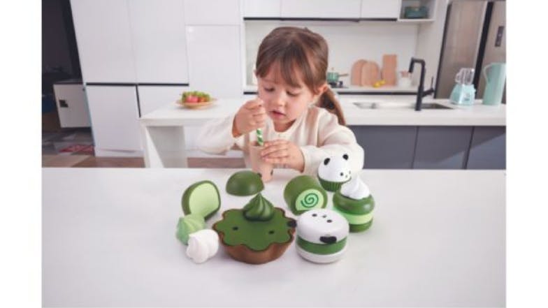 Hape Play Food Set - Green Tea Desserts