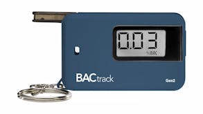 BACtrack Go (2nd Gen) Breathalyzer with Keychain - Blue