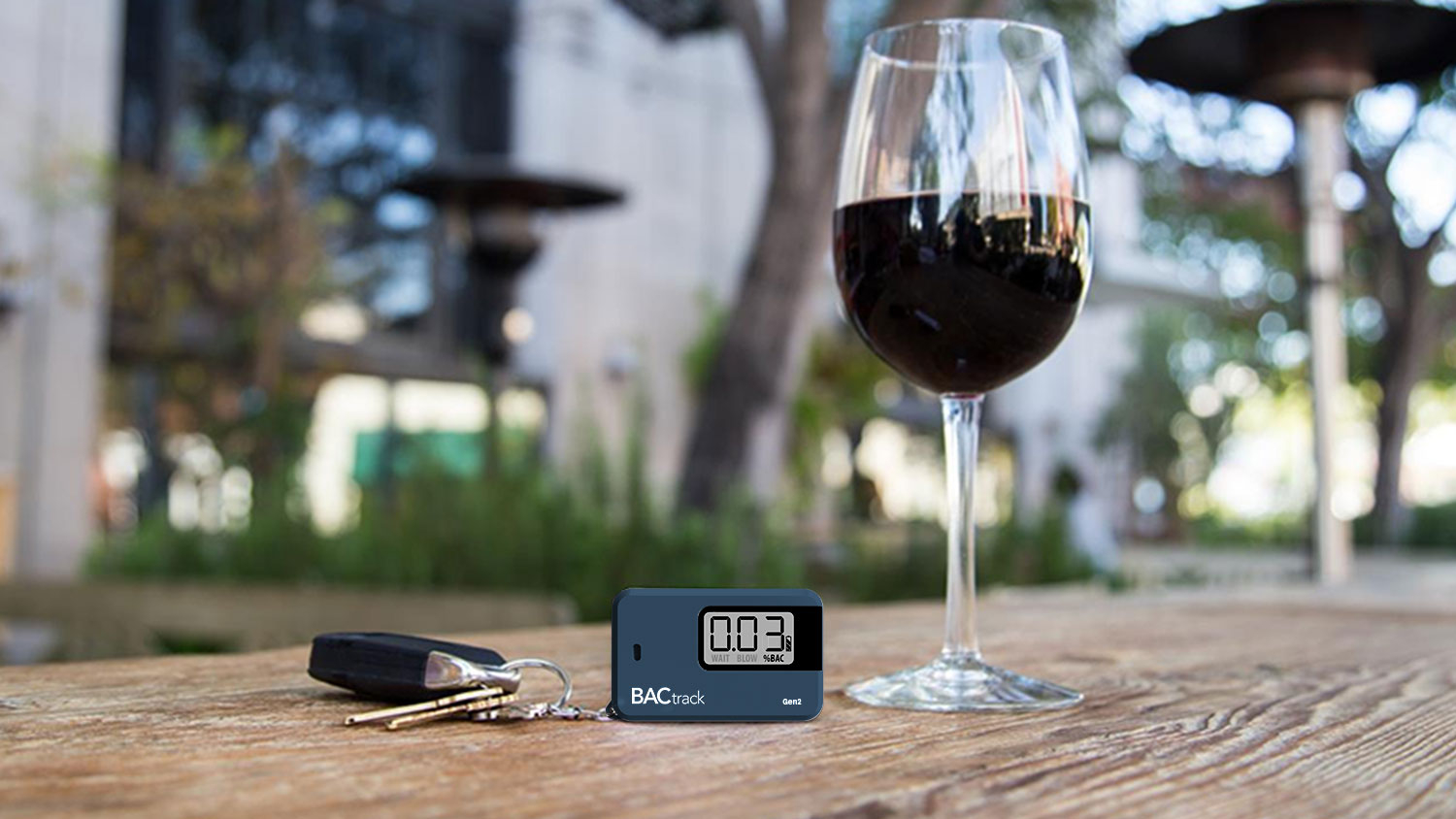 BACtrack Go (2nd Gen) Breathalyzer with Keychain - Blue