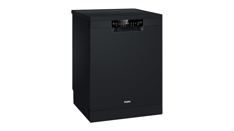 Haier 15 Place Setting 6 Program Freestanding Dishwasher - Black (HDW15F2B1)