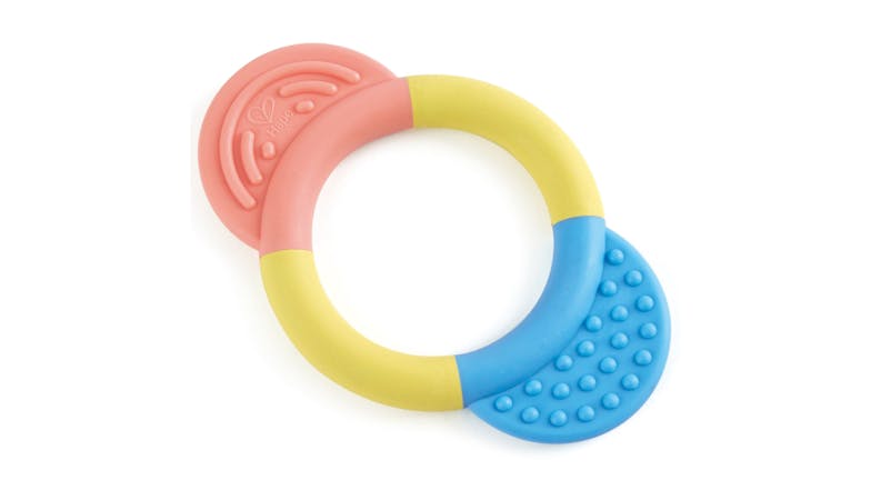 Hape Rattle & Teether Set 3pcs. - Pastel Primary