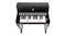 Hape Learning Piano with Light-Up Guide, Stool - Black