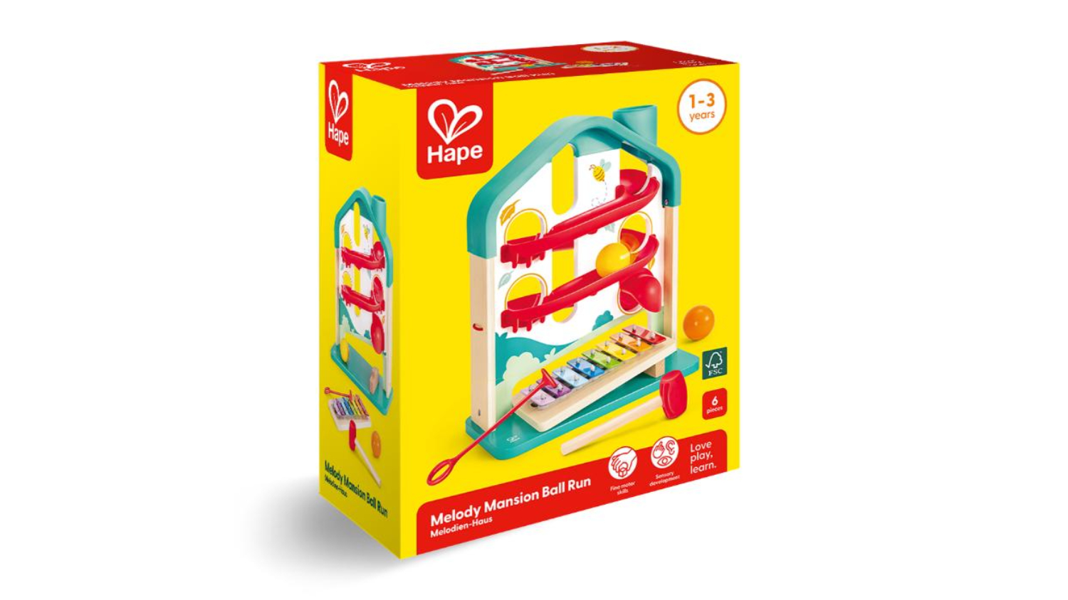 Hape Musical Mansion Rolling Ball Maze