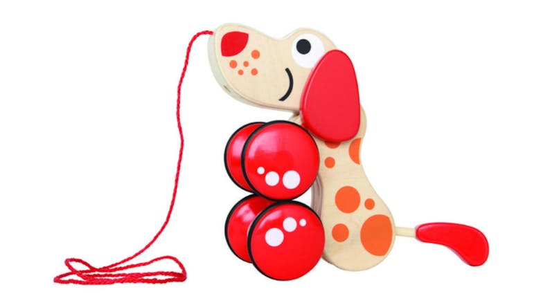 Hape Pepe the Wooden Pull-Along Dog