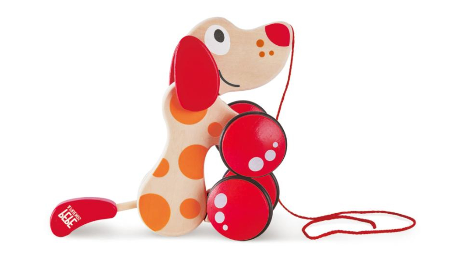 Hape Pepe the Wooden Pull-Along Dog