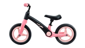 Hape Shock-Absorbing Beginner Balance Bike - Pink/Black