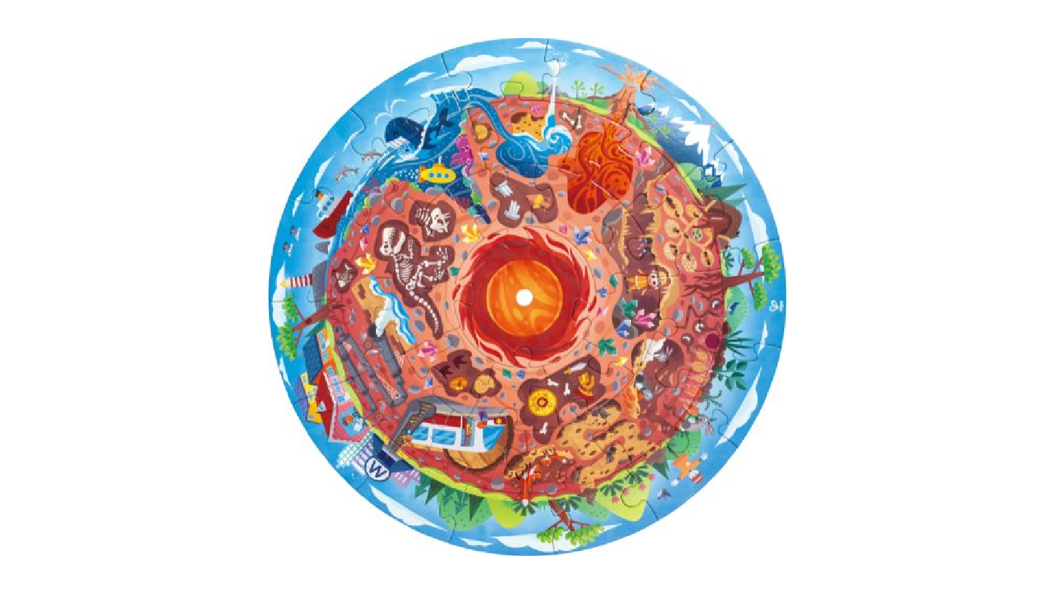 Hape Underground Wonder Puzzle 36pcs.