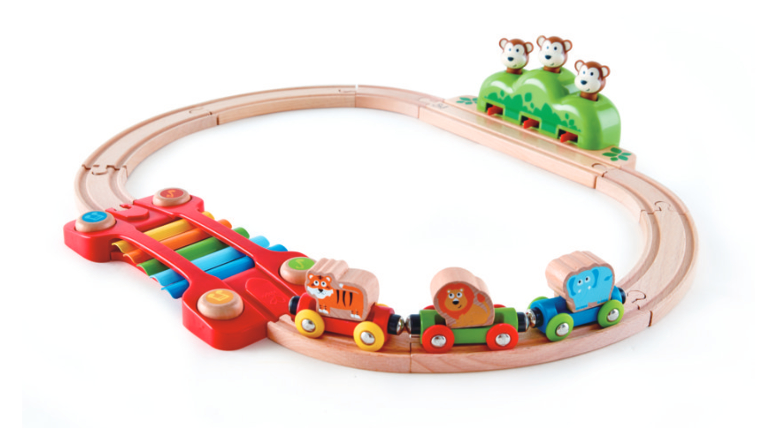 Hape Musical Monkey Animal Railway