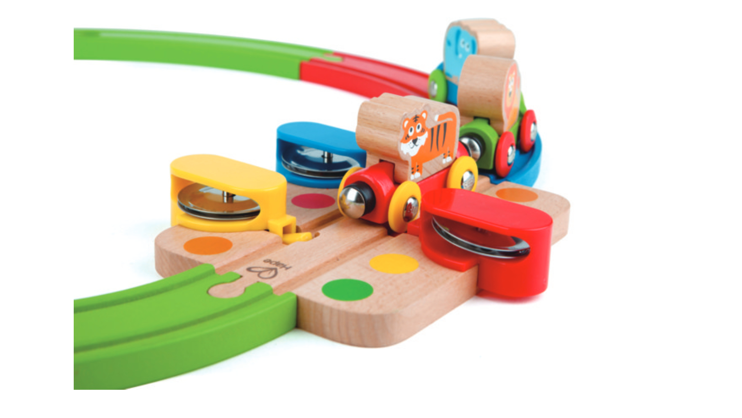 Hape Rainbow Puzzle Sensory Railway