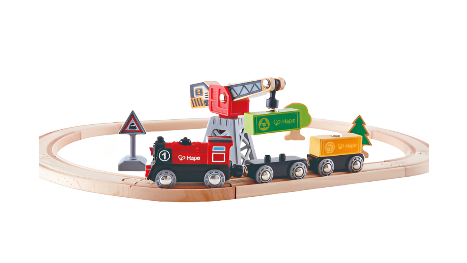 Hape Cargo Delivery Loop Railway