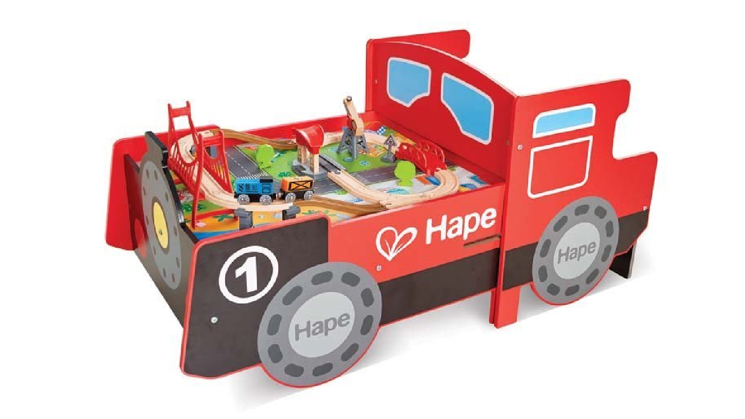 Hape Interactive Railway Play & Storage Table