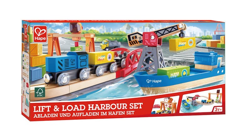 Hape Lift & Load Harbor Railway